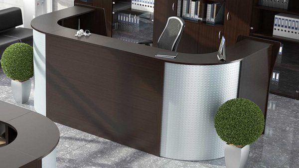 Современная стойка-ресепшн ЭДЕМ-2