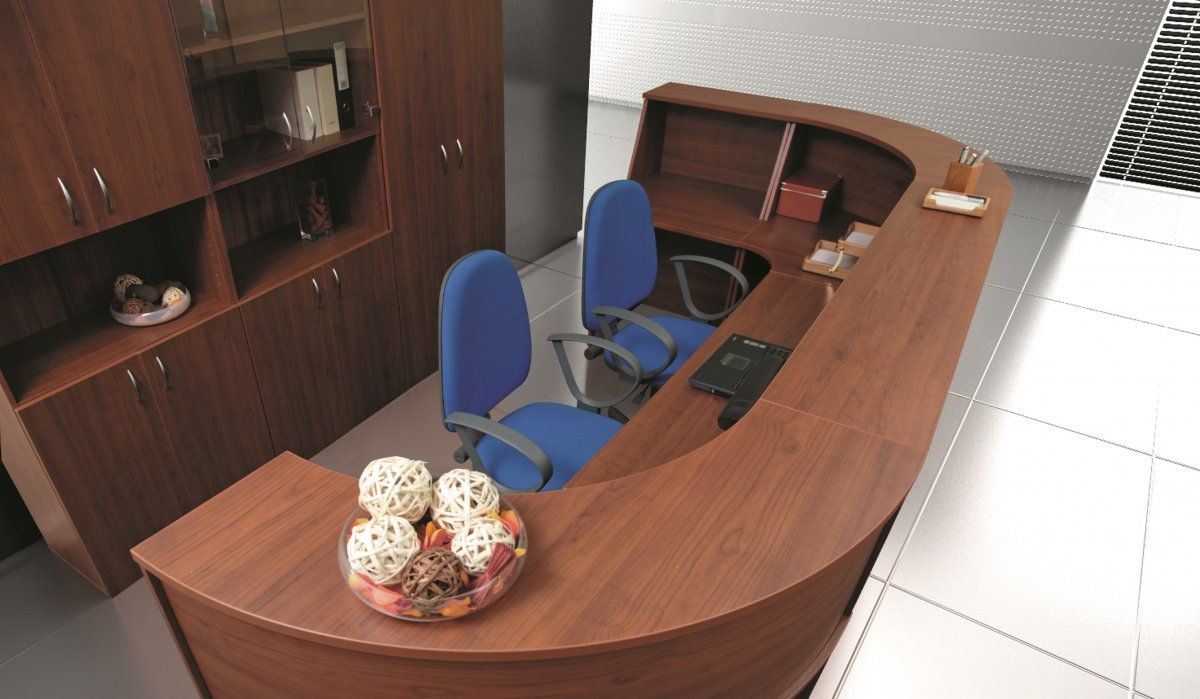 Современная стойка-ресепшн ЭДЕМ-1 - вид 4