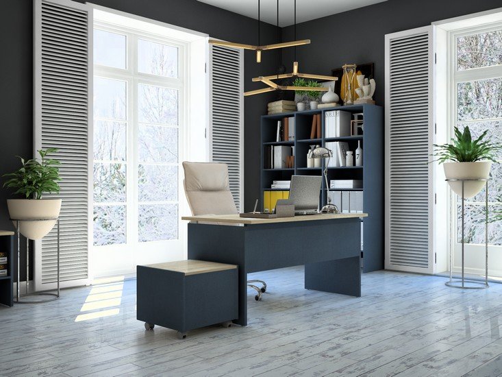 Стол с перегородками для 4 сотрудников Инновация - вид 22