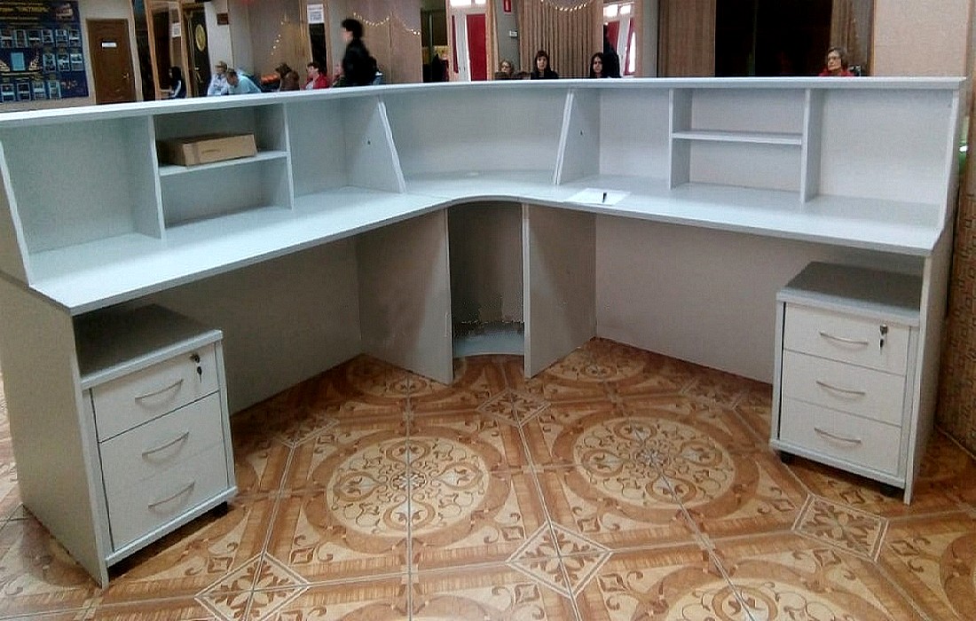 Современная стойка-ресепшн ЭДЕМ-2 - вид 10