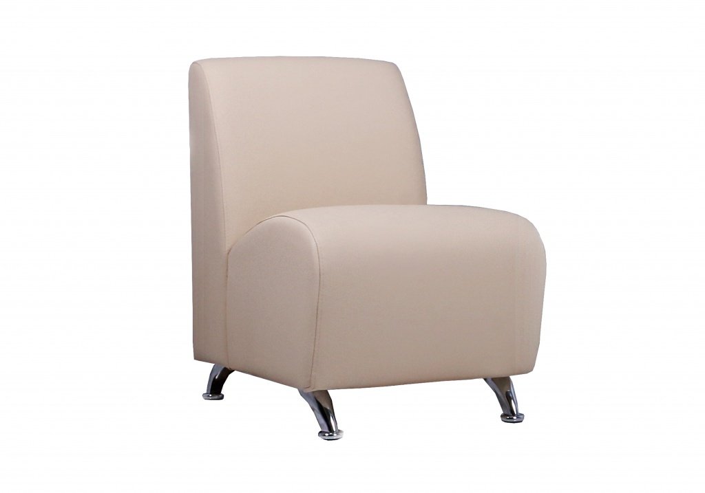 Офисный диван без подлокотников Интер хром - вид 5