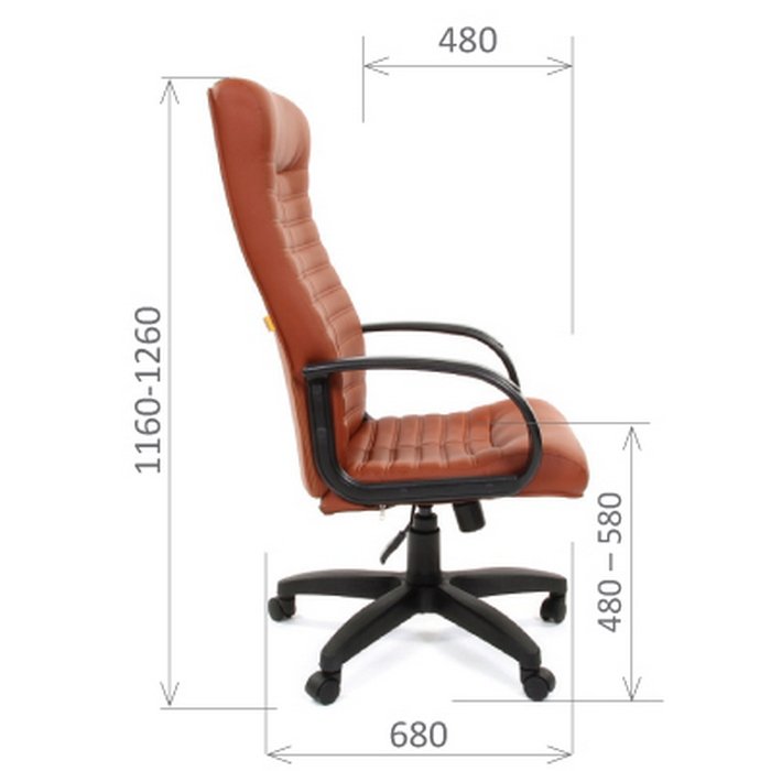 Кресло руководителя эконом CHAIRMAN 480 LT - вид 6