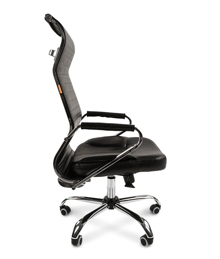 Чёрное кресло руководителя CHAIRMAN 700 ЭКО - вид 3